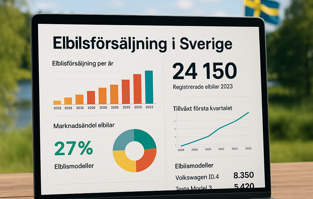 Här hittar du Sveriges mest tillförlitliga elbilstatistik online